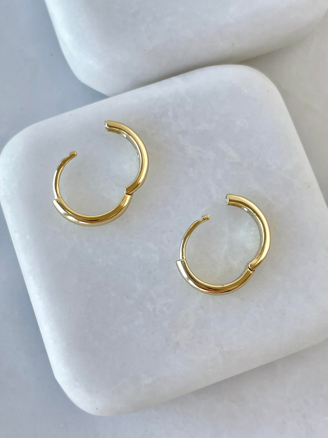 Özel Seri Minik Basic Halka Küpe Gold