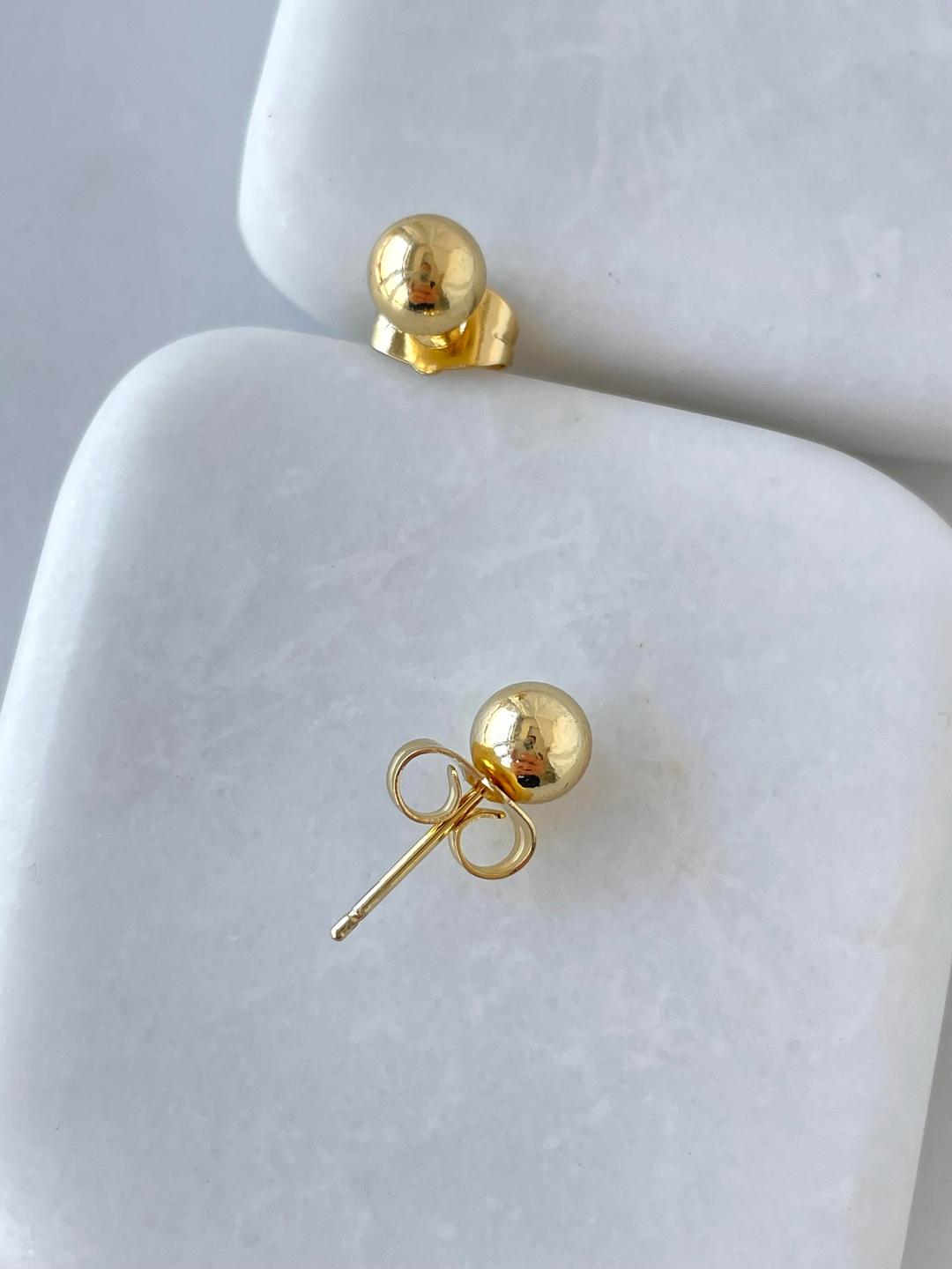 Özel Seri Basic Top Küpe 0,5 mm Gold