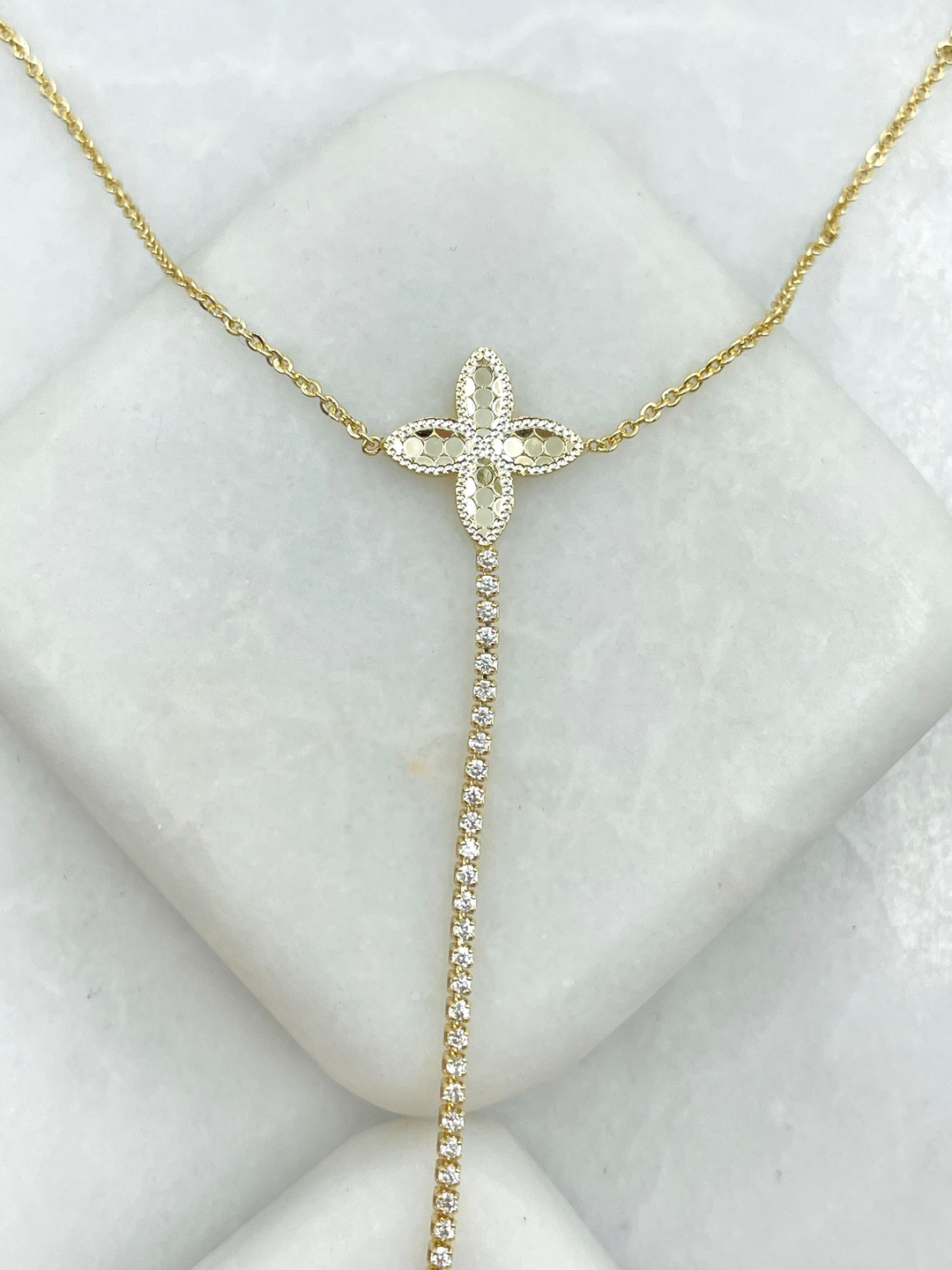 Altın Kaplama Su Yolu Çiçek Model Şahmeran Gold