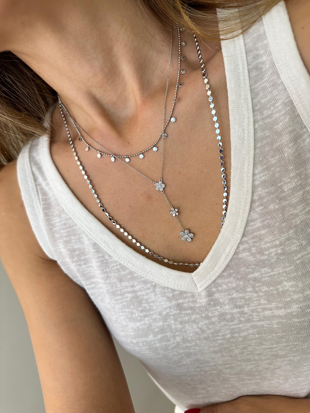 Altın Kaplama Lazer Kesim Plaka Sallantılı Kolye Gümüş