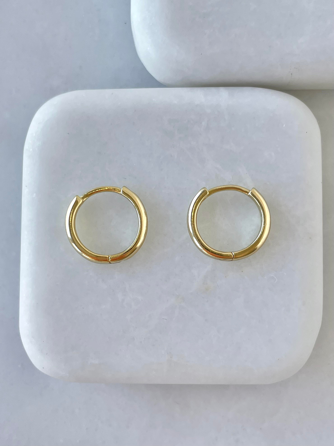 Özel Seri Minik Basic Halka Küpe Gold