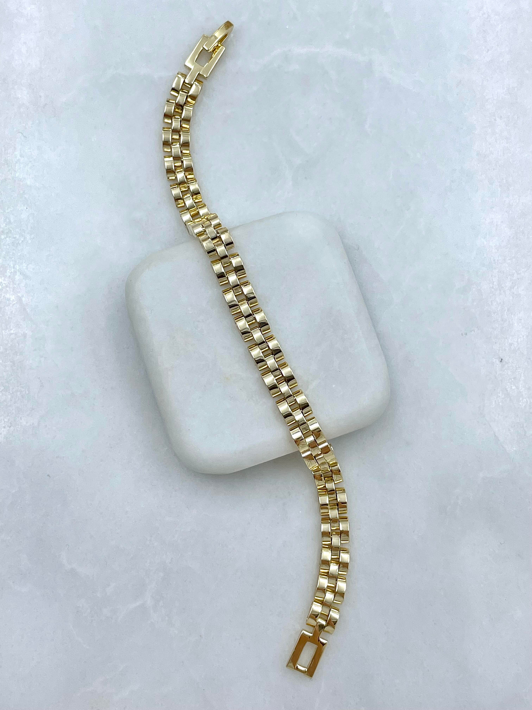 Altın Kaplama Kordon Bileklik Gold