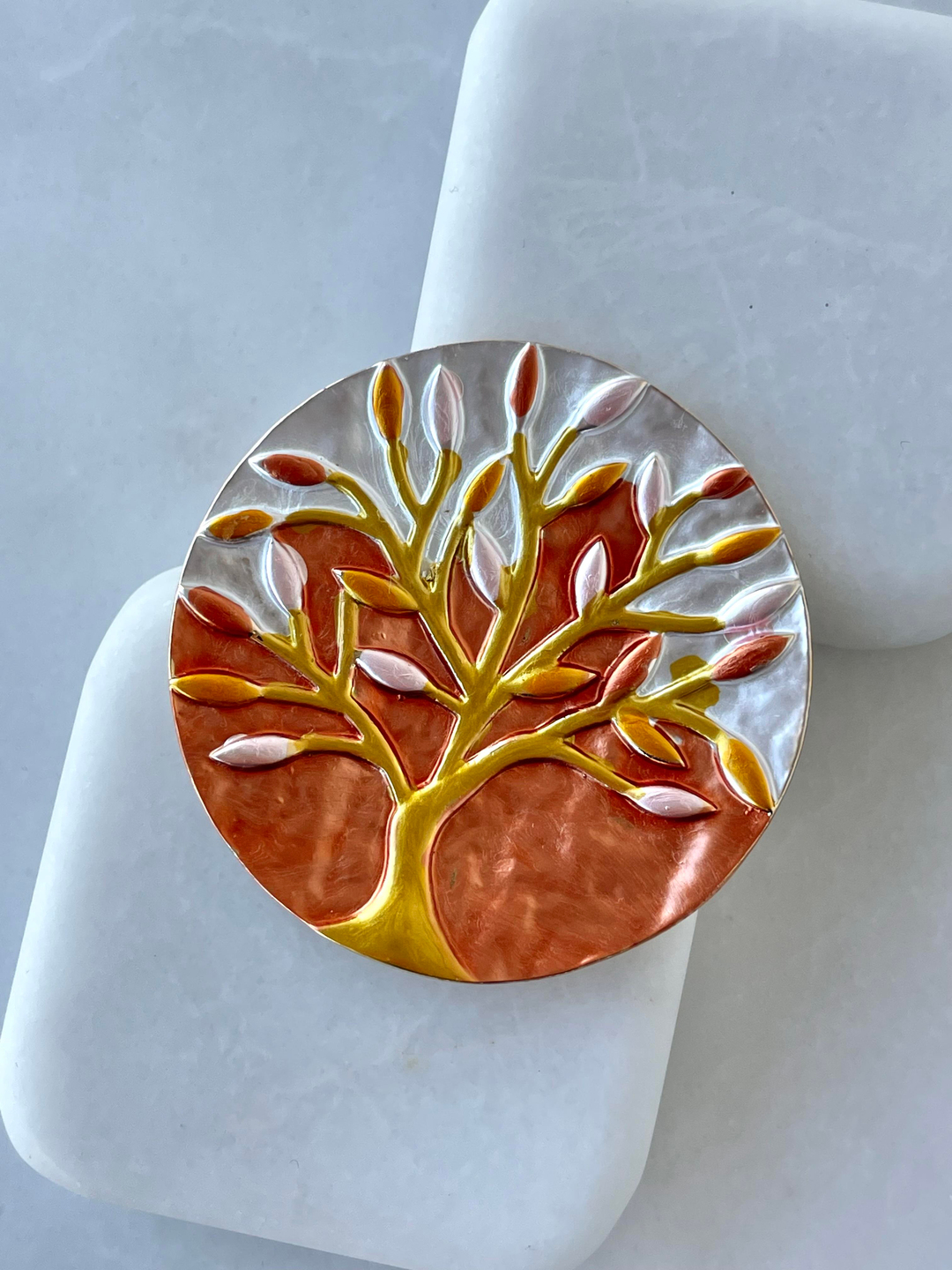 Bronz Yaşam Ağacı Broş
