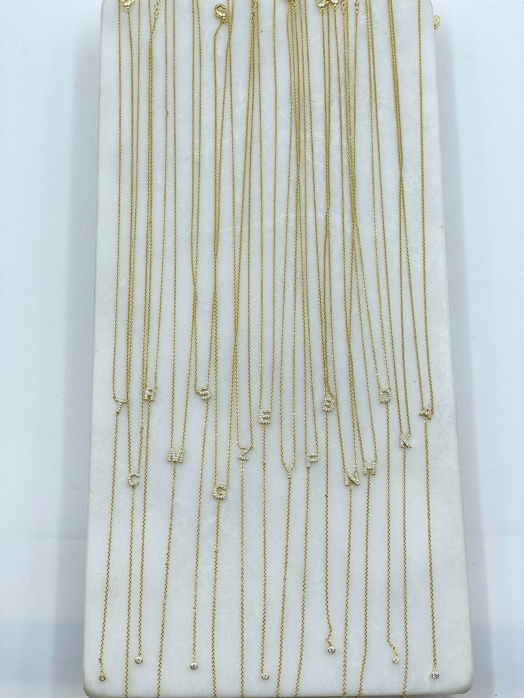 Altın Kaplama Minimal Y Model Harf Kolye Gold