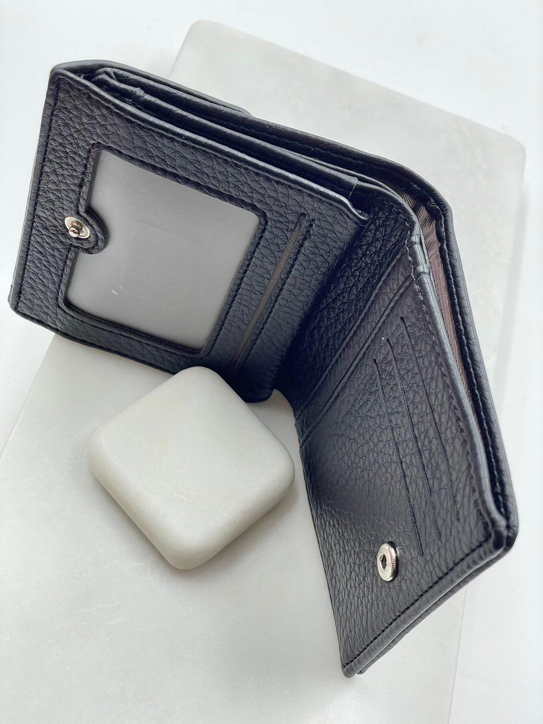 Küçük Kapaklı Cüzdan Siyah