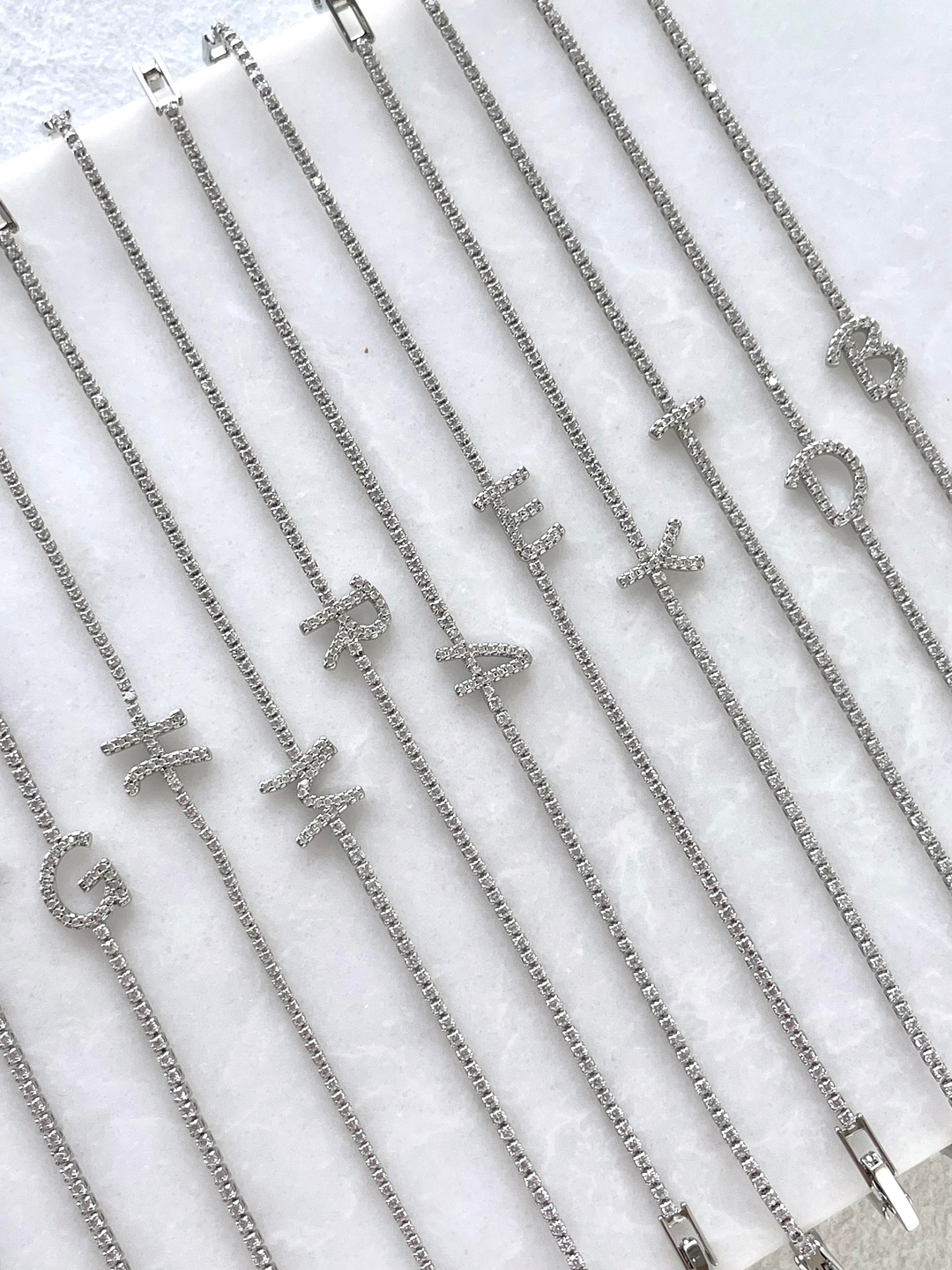 Çelik Harfli Su Yolu Bileklik Gümüş