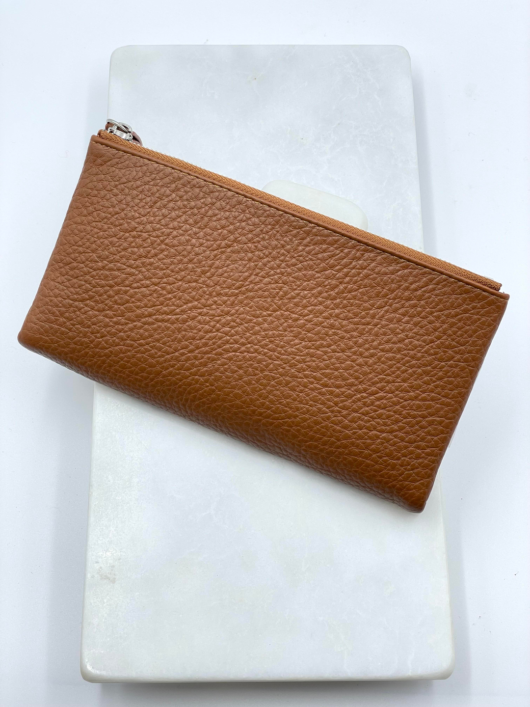 Fermuarlı Kapaklı Cüzdan Camel