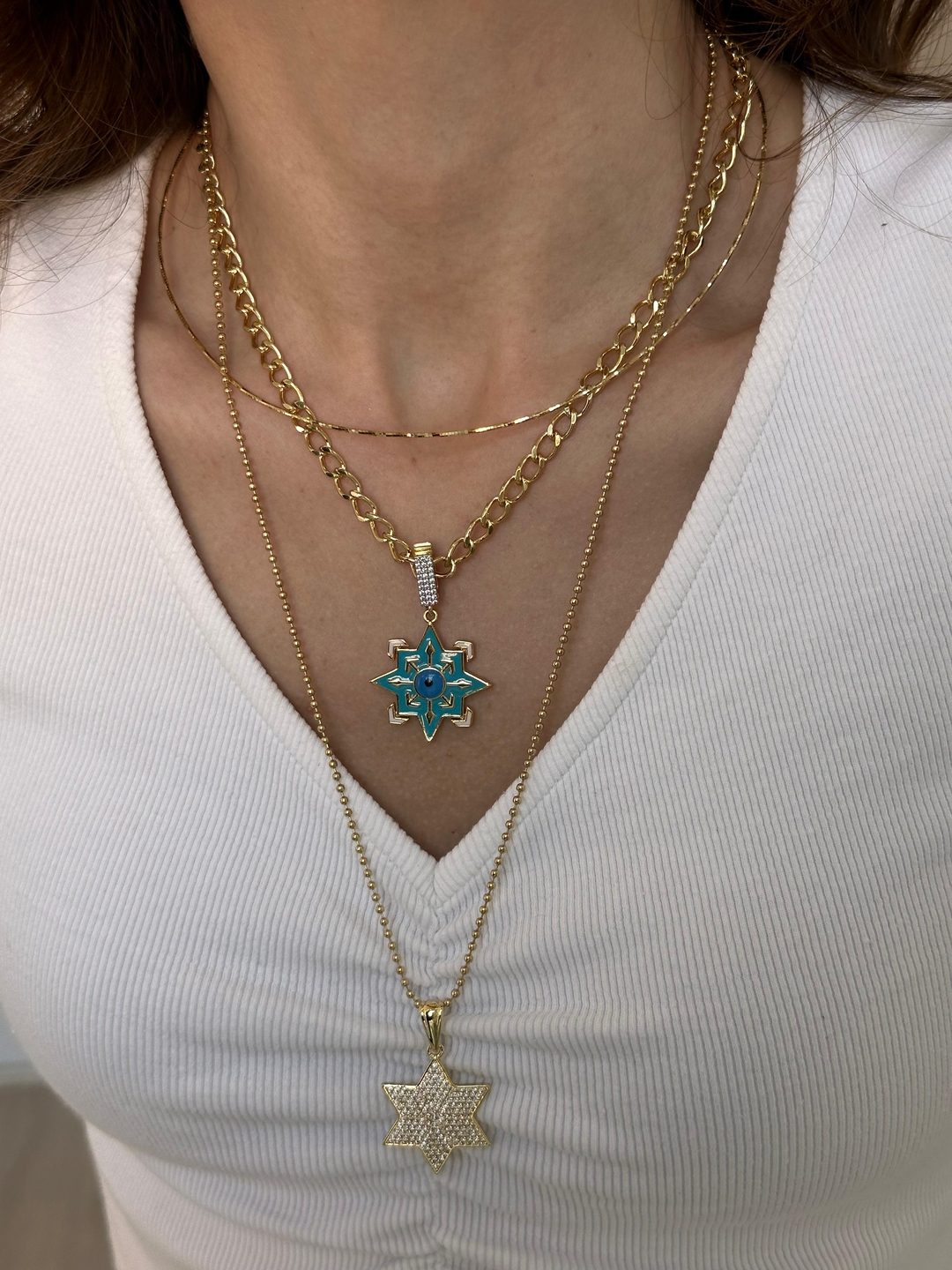 Özel Seri Ezme Zincir Kolye