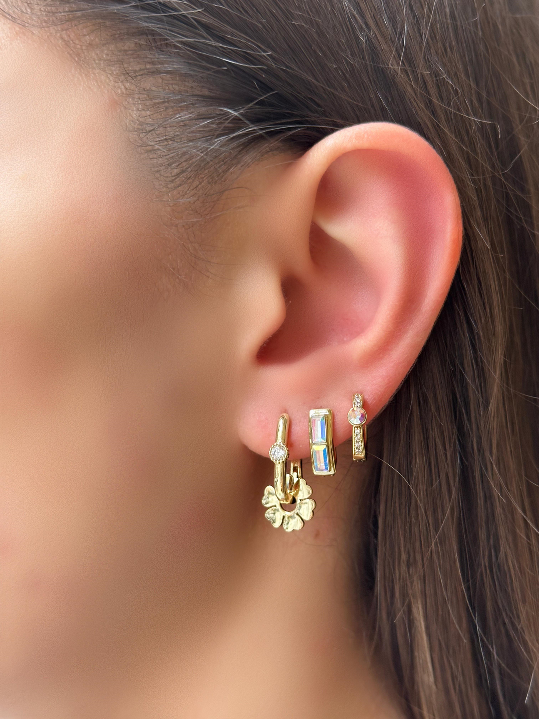 Özel Seri Göçmen Küpe Gold