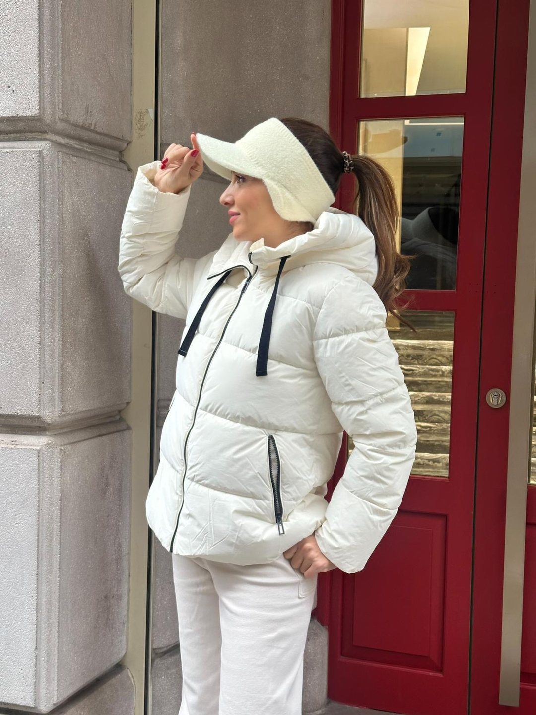 Peluş Esnek Vizör Şapka Sarı