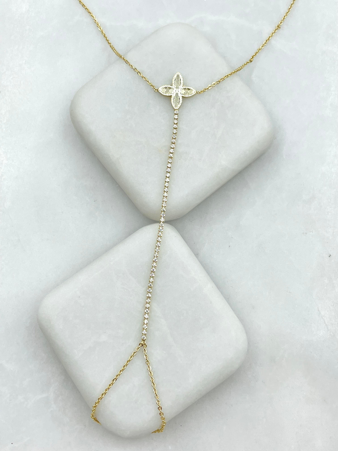 Altın Kaplama Su Yolu Çiçek Model Şahmeran Gold