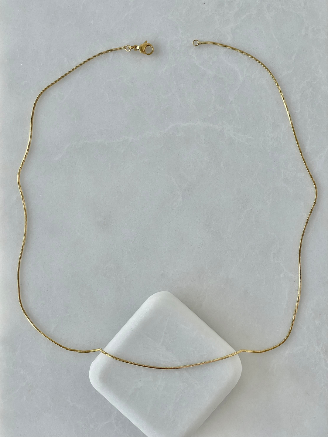 Özel Seri Minimal Yılan Zincir Kolye