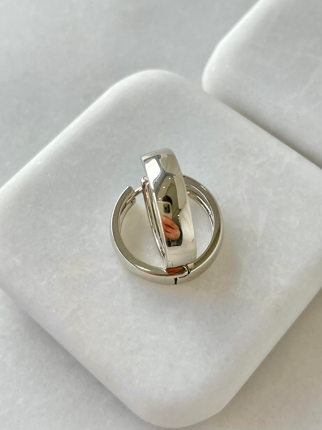 Özel Seri Basic Orta Boy Küpe Gümüş