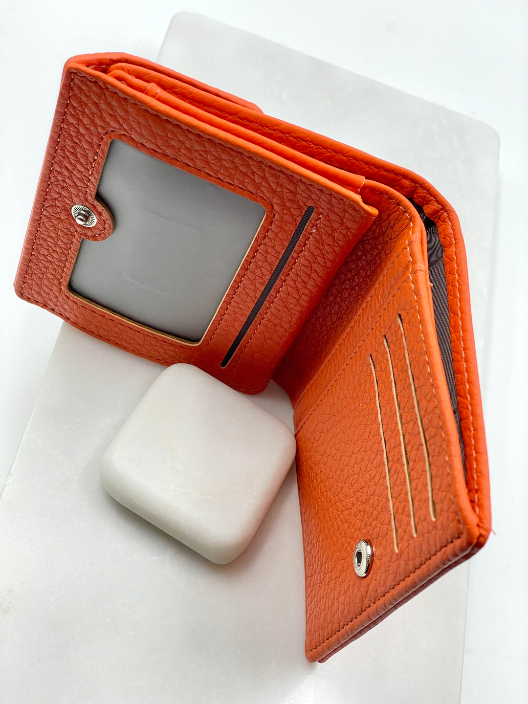 Küçük Kapaklı Cüzdan Turuncu