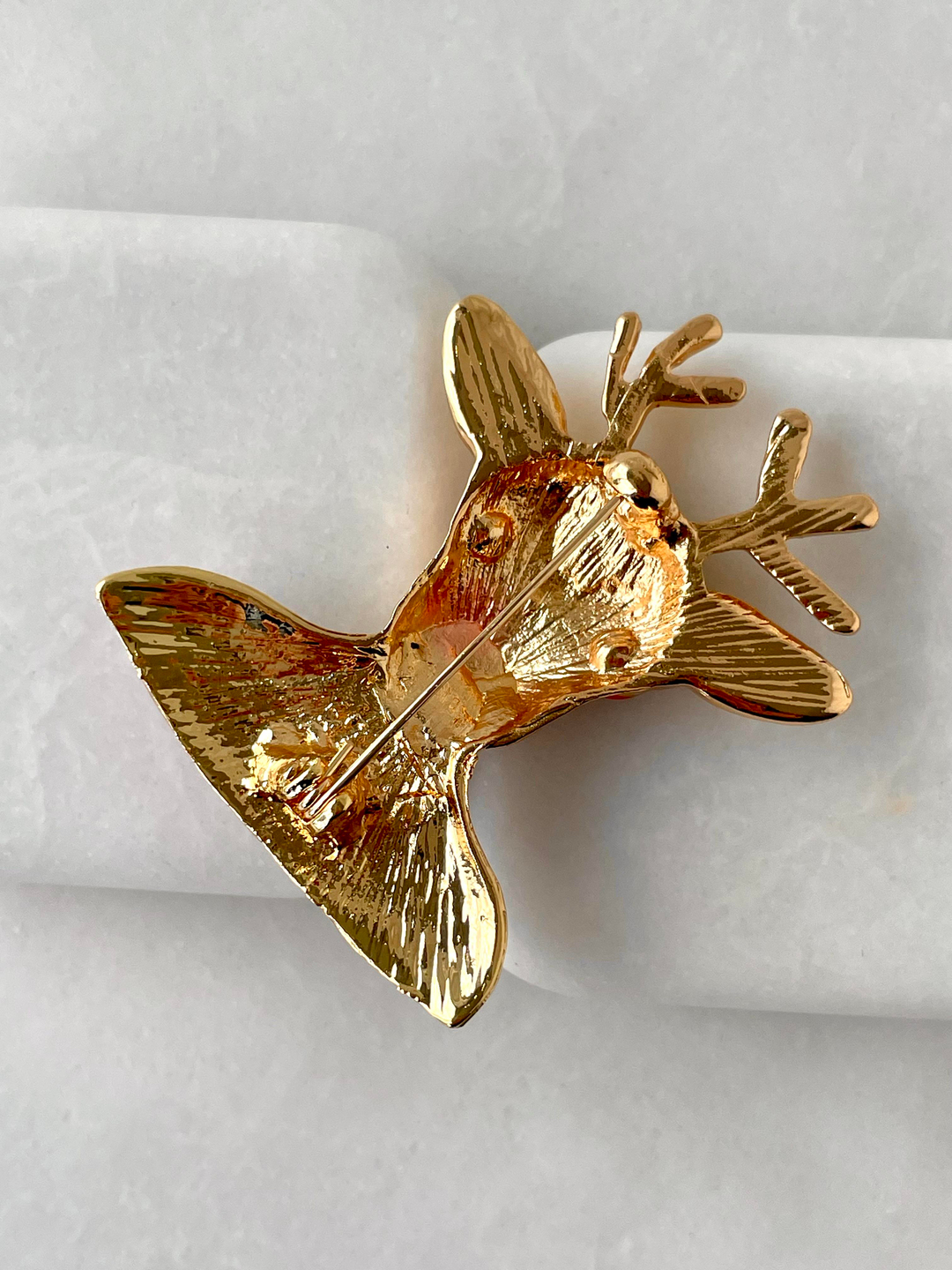 Merry Christmas Geyik Broş