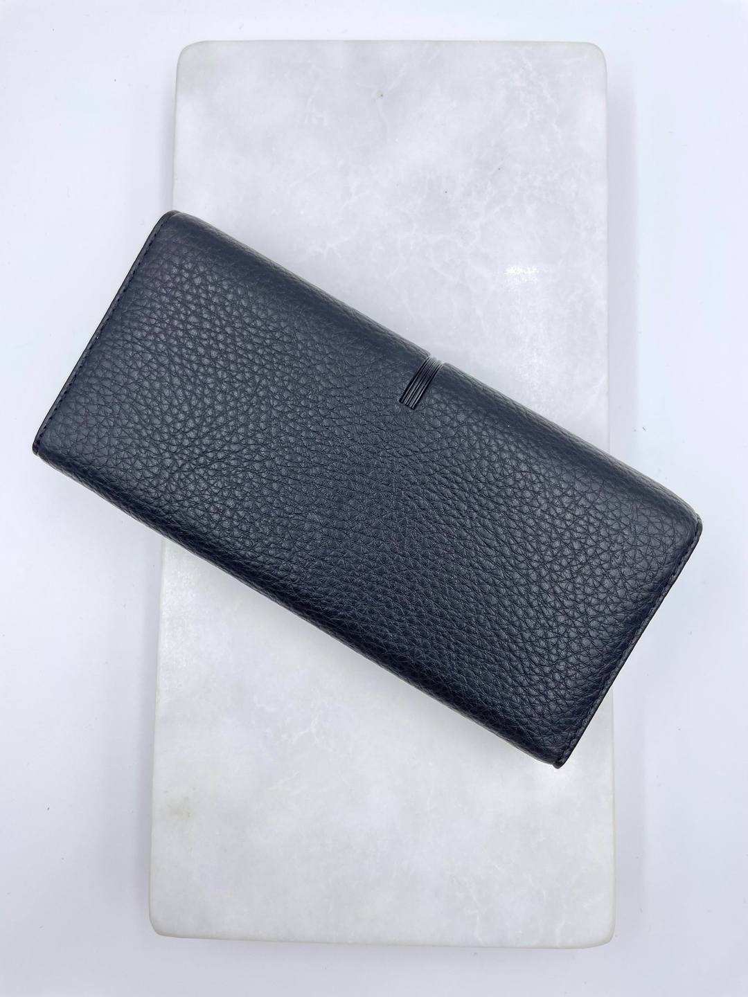 Yumuşak Dokulu Deri Cüzdan Siyah