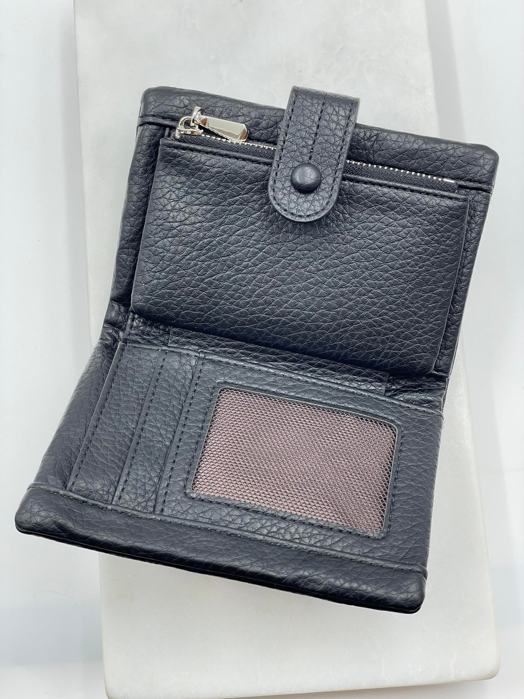 Dikdörtgen Cüzdan Siyah