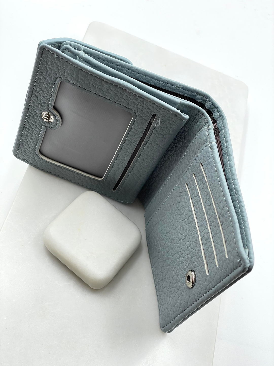 Küçük Kapaklı Cüzdan Mavi