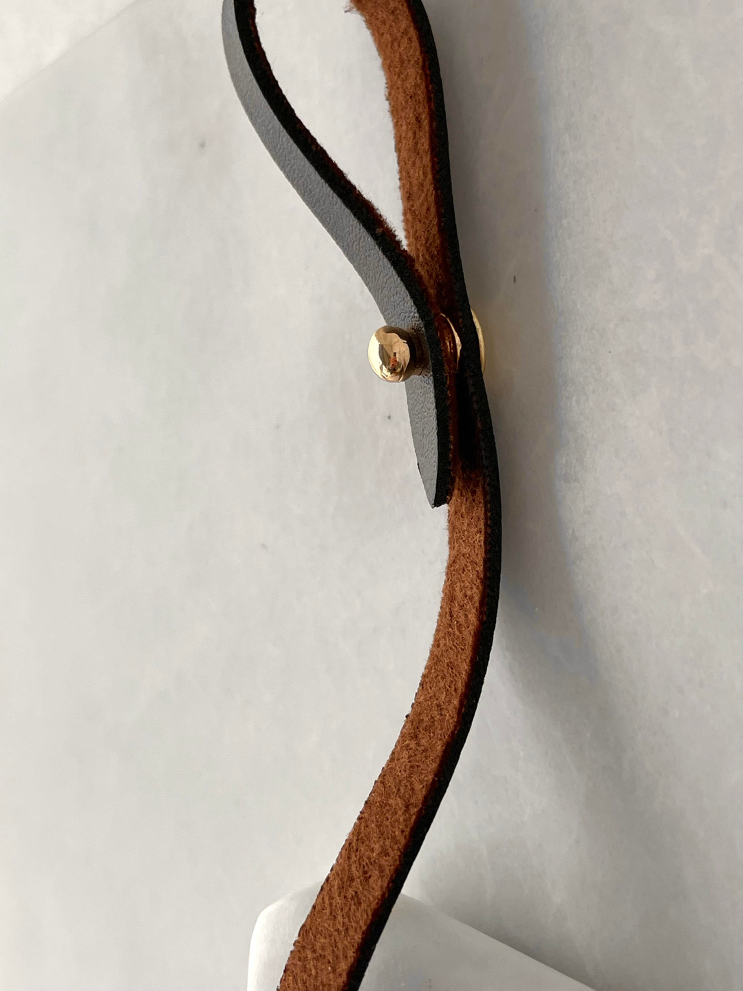 Suni Deri Çanta Aksesuarı Acı Kahve