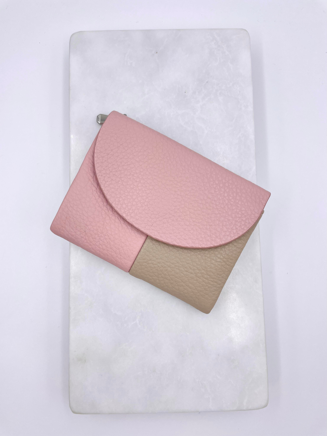Çift Renk Yumuşak Dokulu Cüzdan Pudra