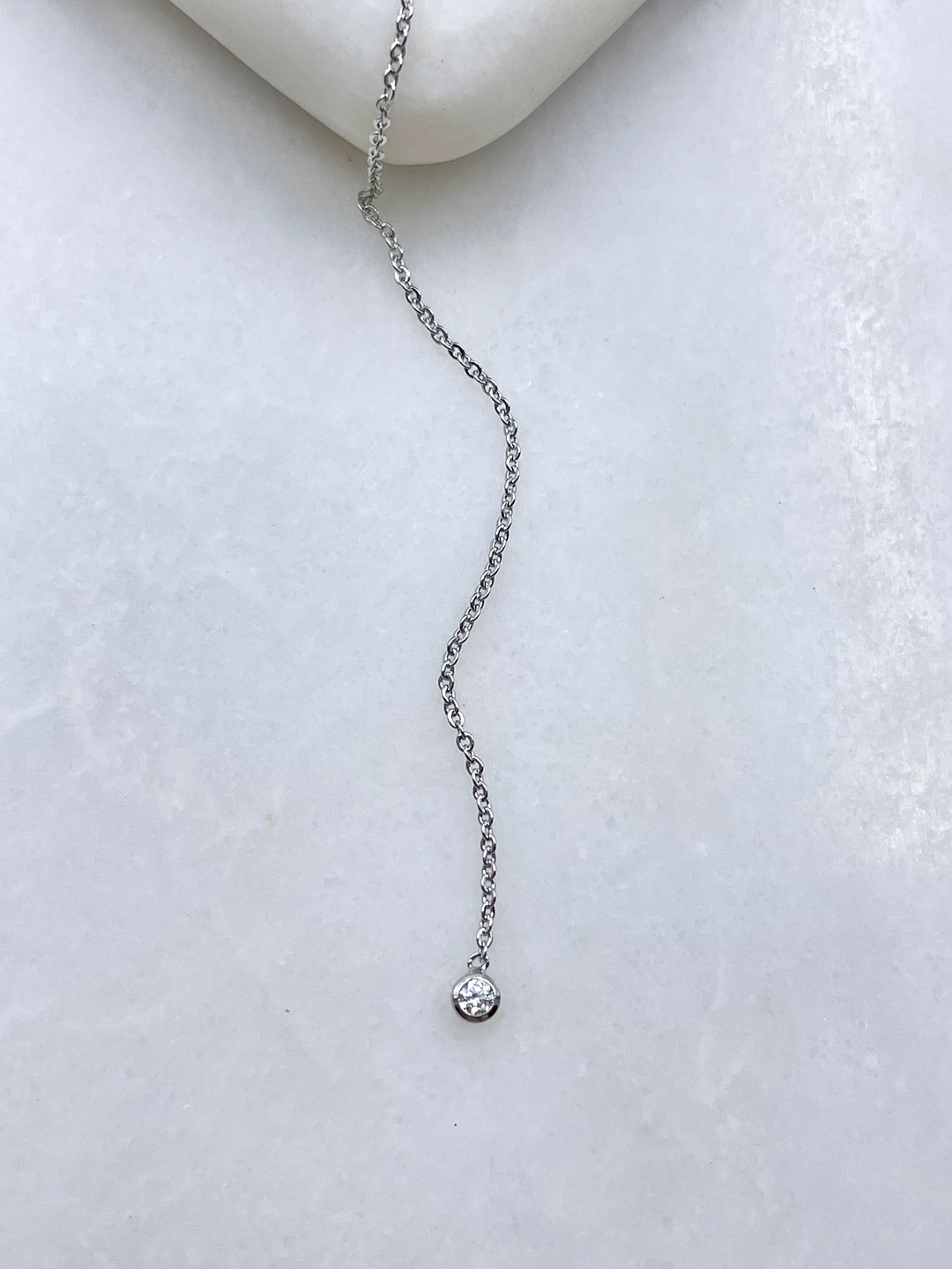 Altın Kaplama Minimal Y Model Harf Kolye Gümüş