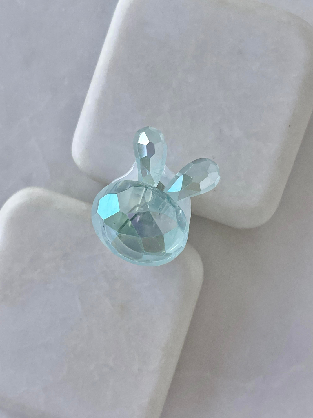 Işıklı Kristal Tavşan Yüzük