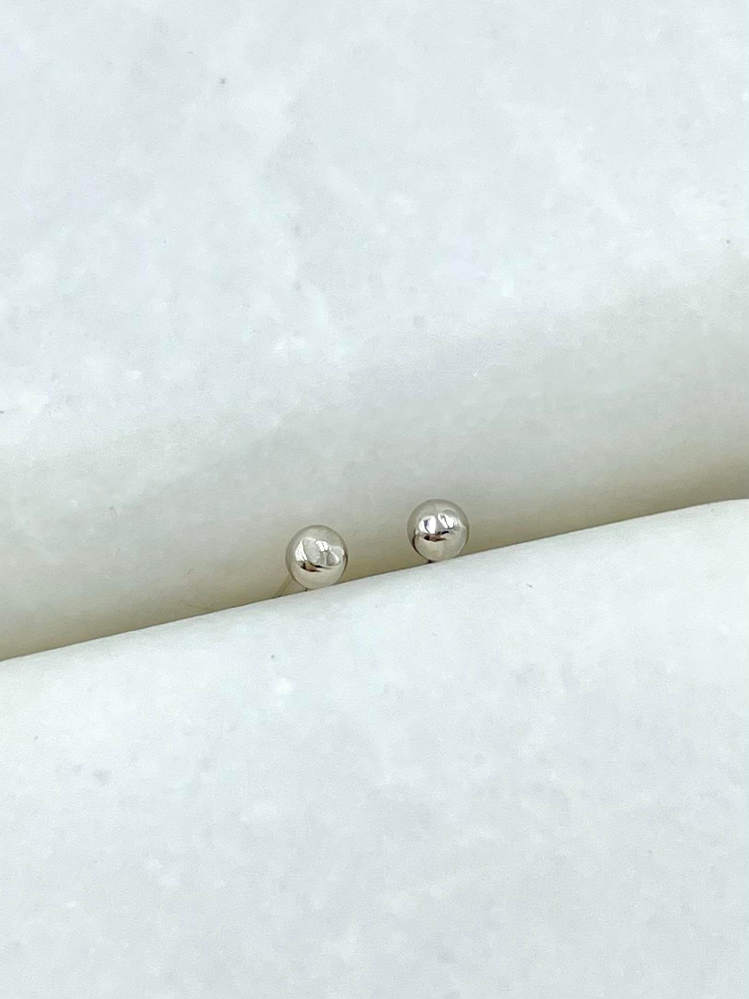 Özel Seri Topçuk Küpe 0,1 mm Gümüş