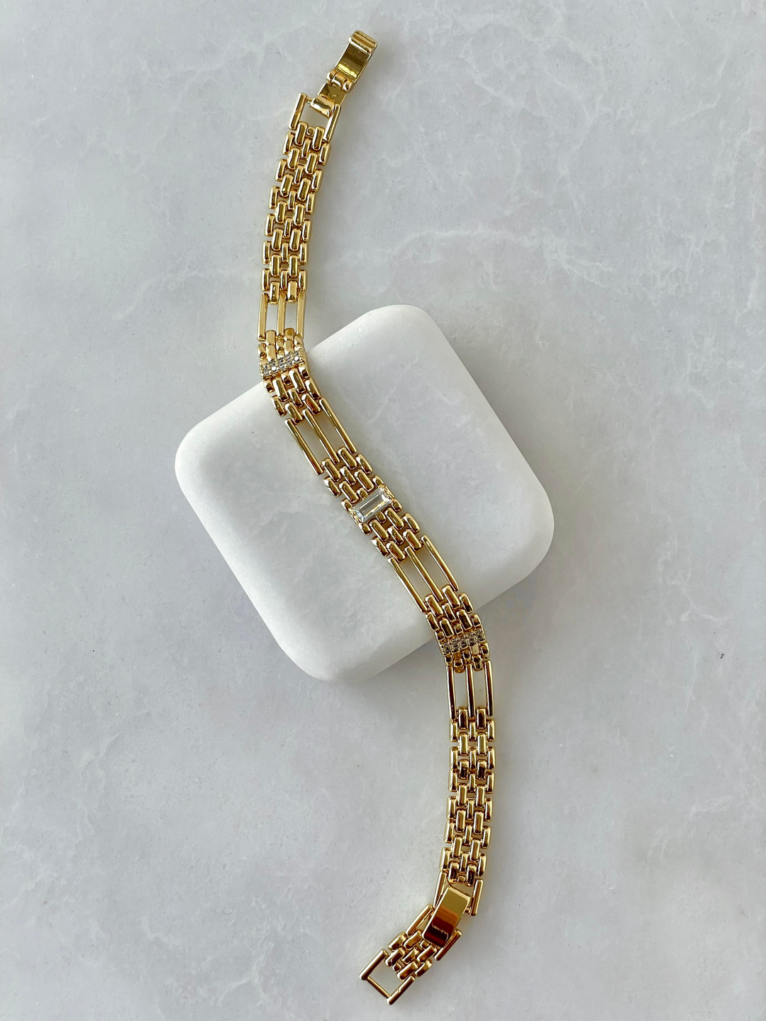 Özel Seri Baget Taşlı Sütun Bileklik