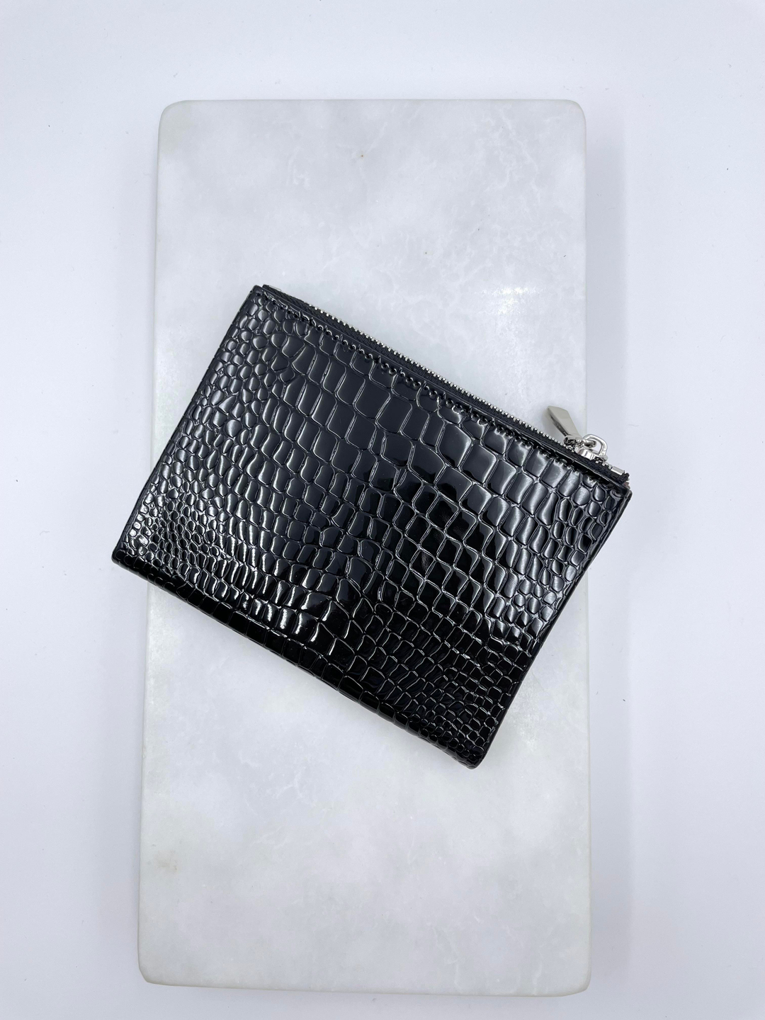 Yılan Derisi Cüzdan Siyah