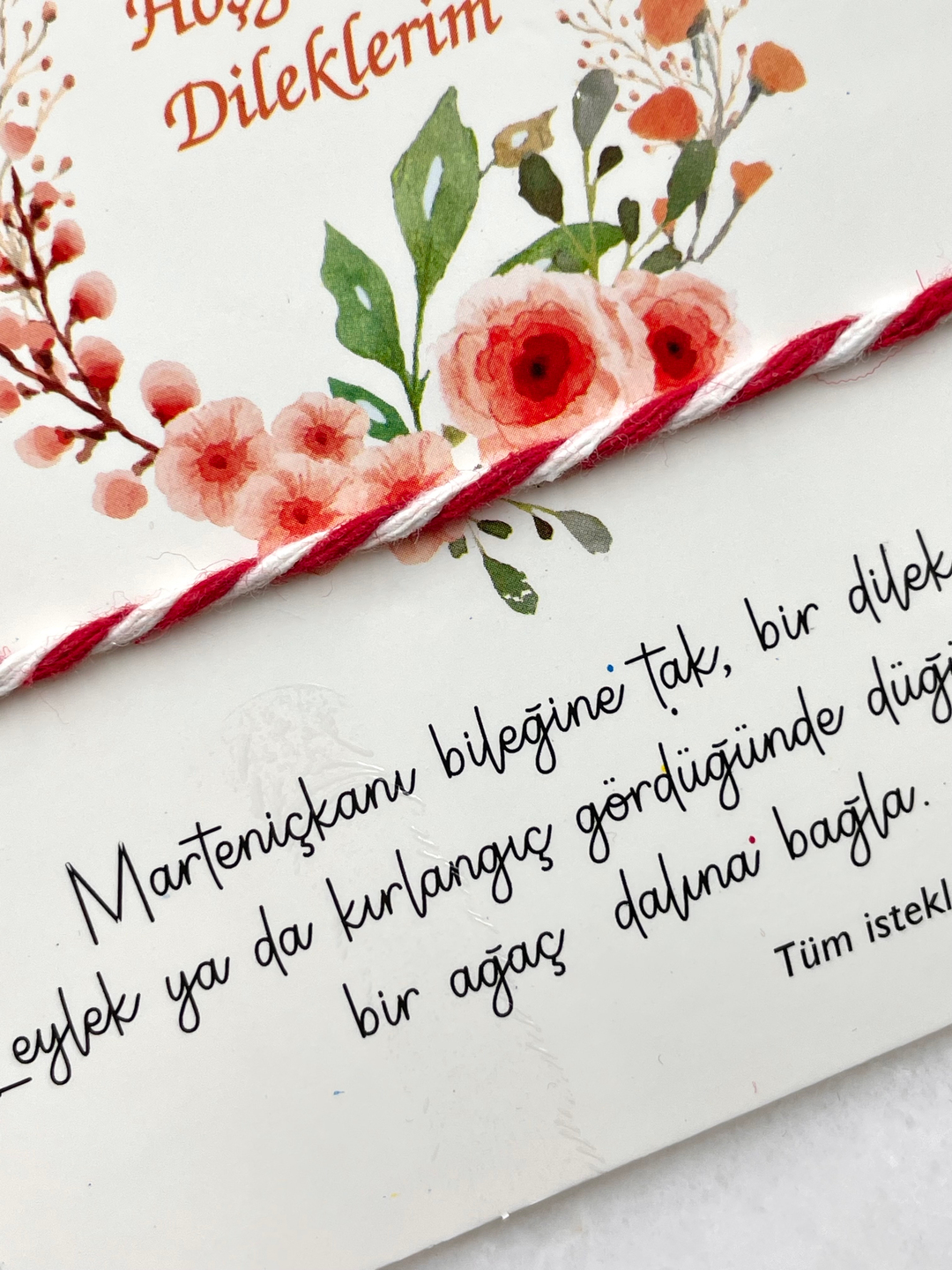 Marteniçka Bileklik Kırmızı