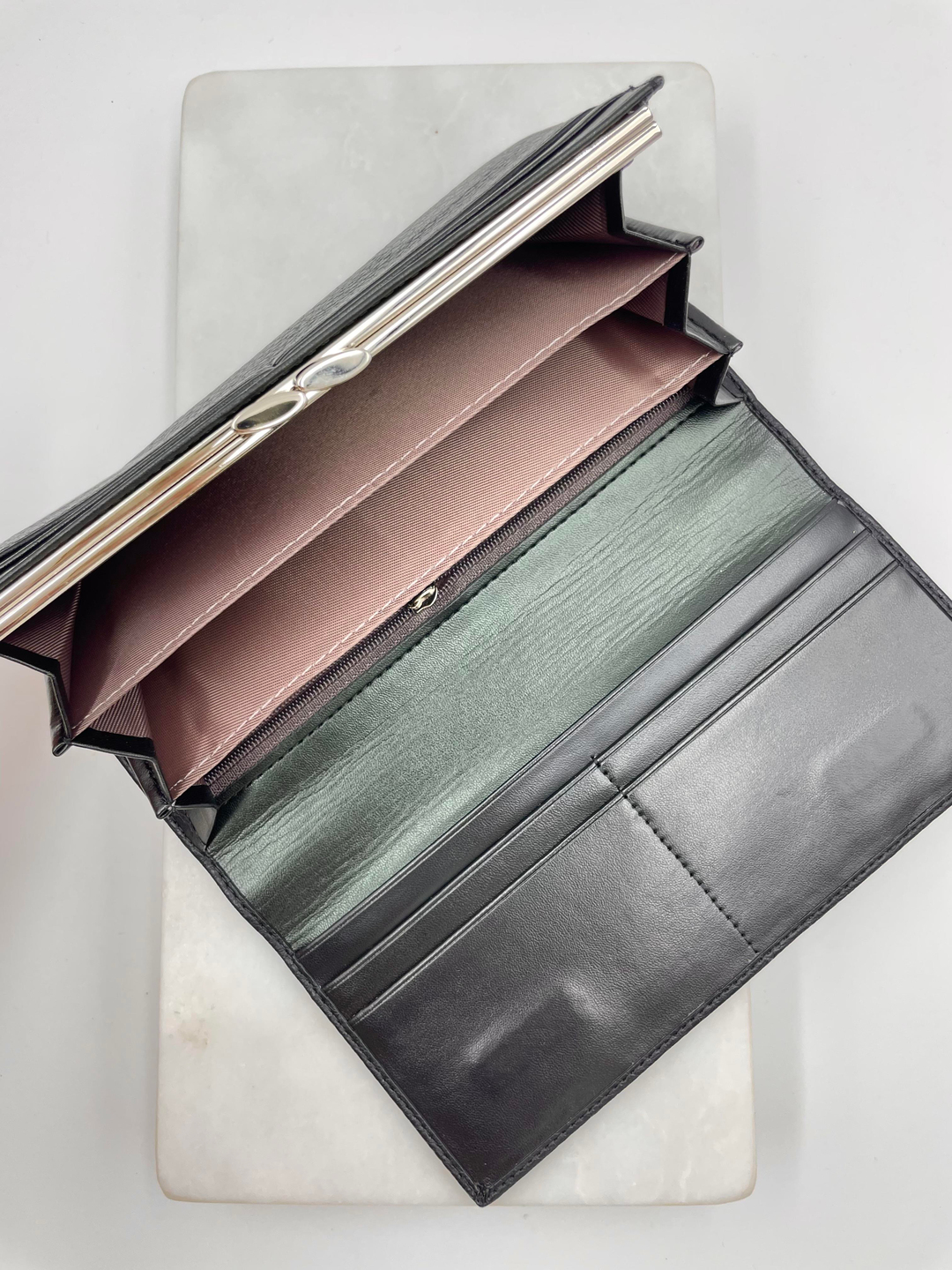 Yumuşak Dokulu Deri Cüzdan Siyah