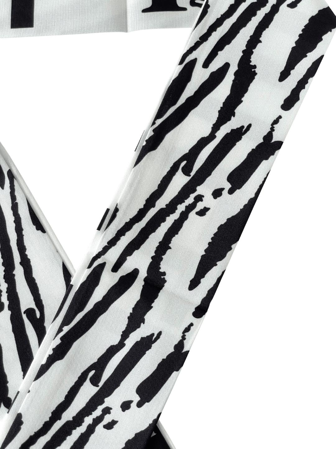 Zebra Desenli Bandana Fular Renkli