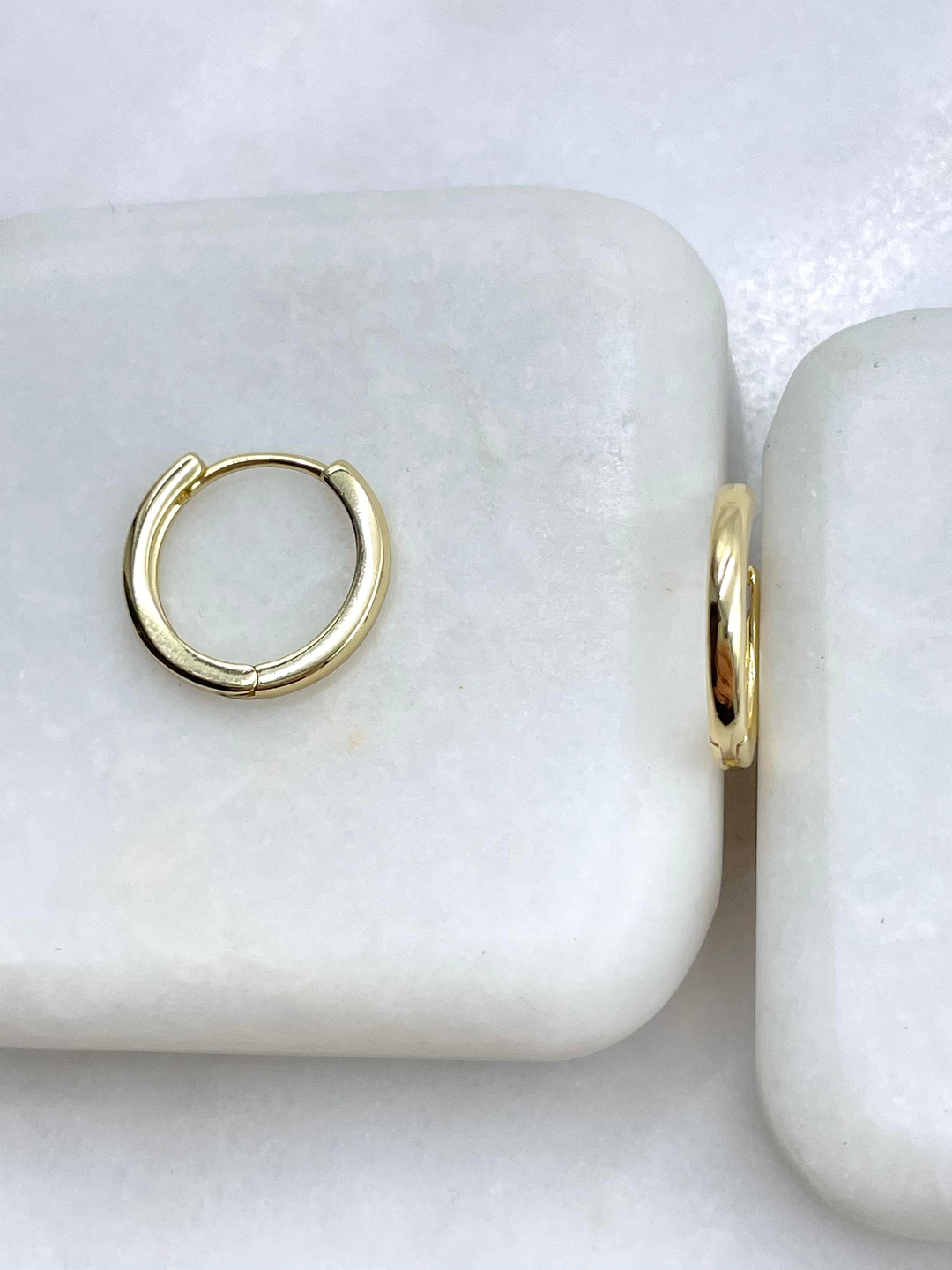 Özel Seri Basic İnce Halka Küpe 1,5 cm Gold