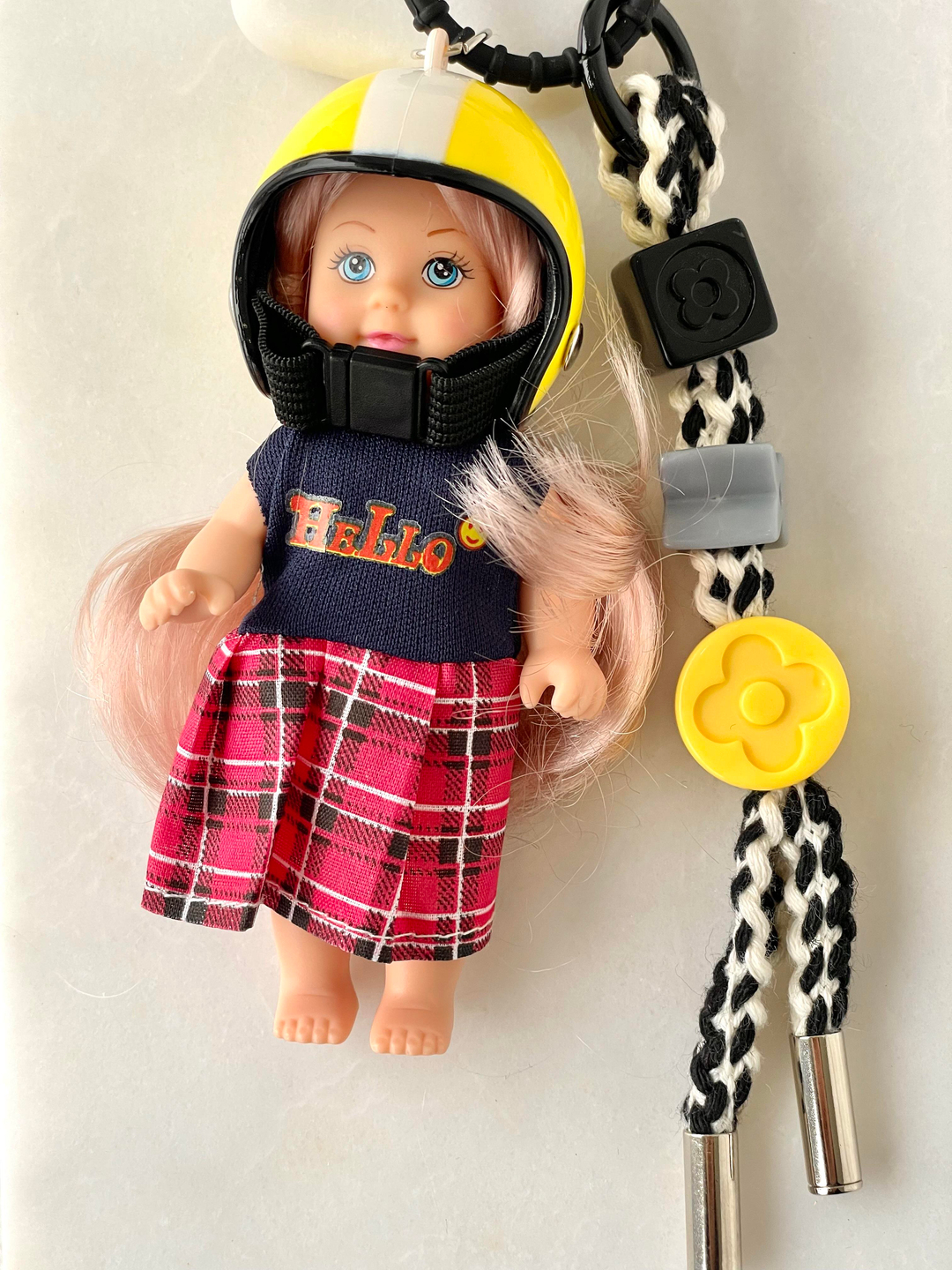 Sarı Kasklı Bebek Çanta Aksesuarı