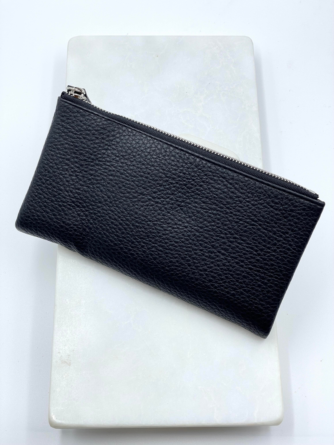 Fermuarlı Kapaklı Cüzdan Siyah