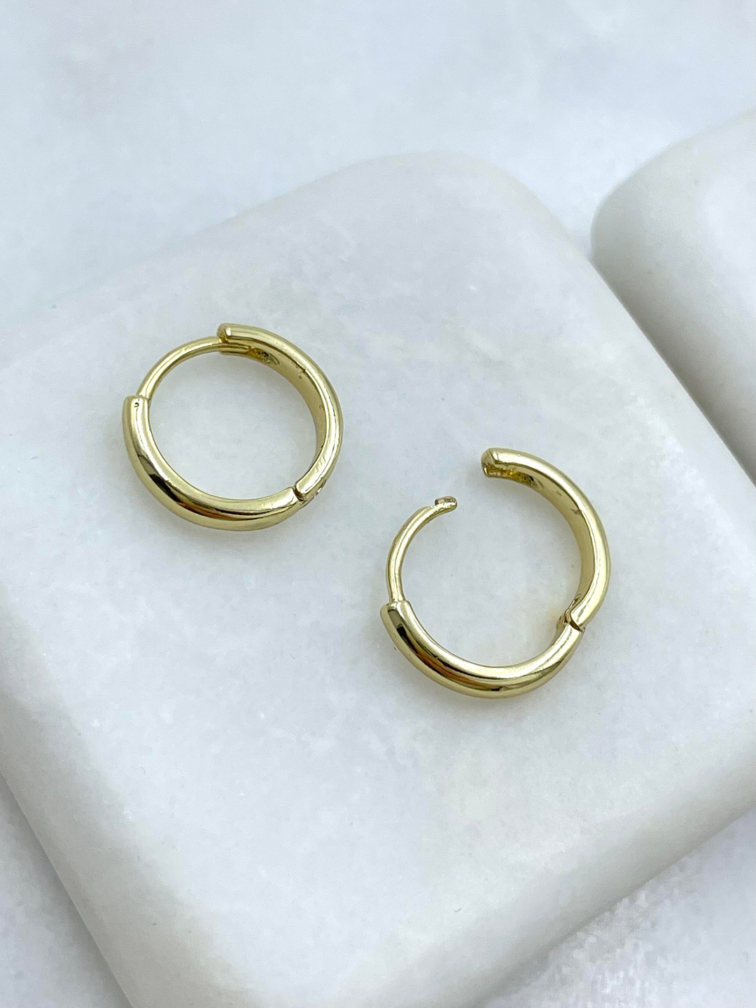 Özel Seri Basic Halka Küpe 1.3 cm Gold