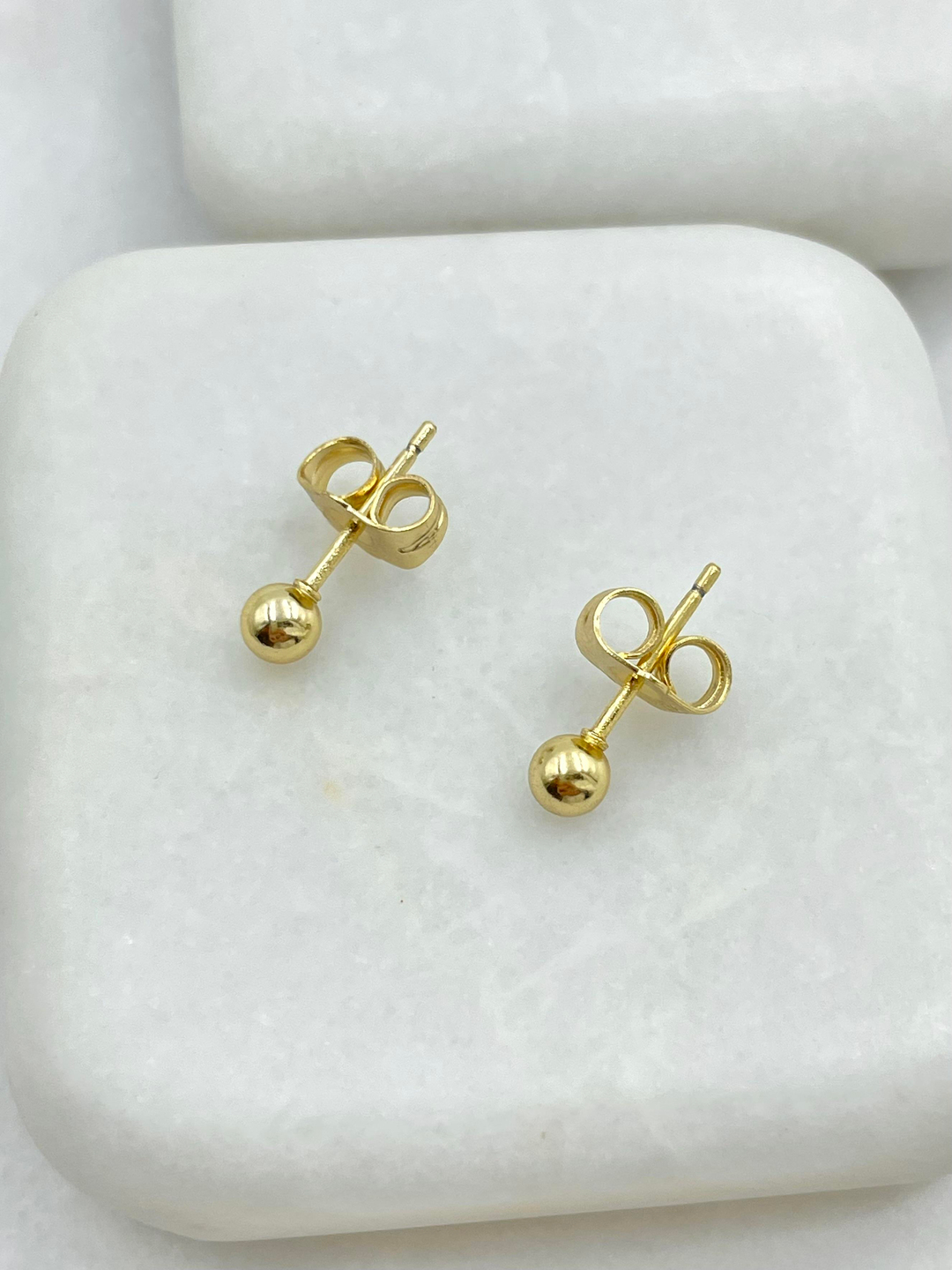 Özel Seri Topçuk Küpe 0,3 mm Gold