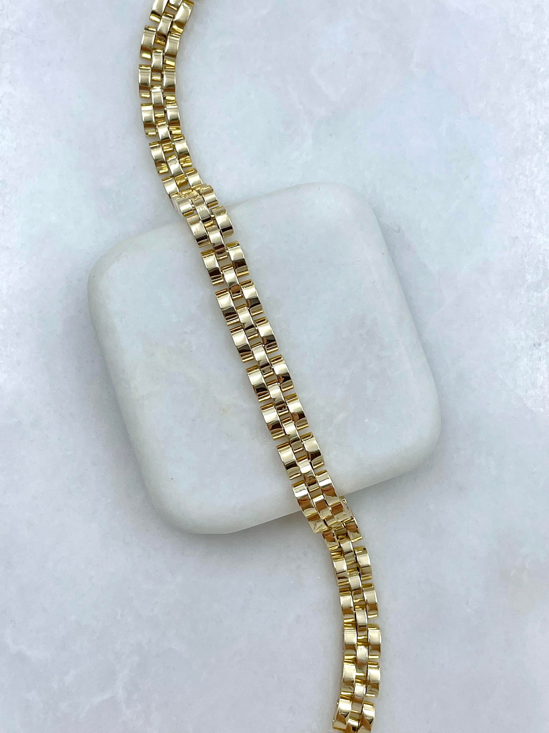 Altın Kaplama Kordon Bileklik Gold