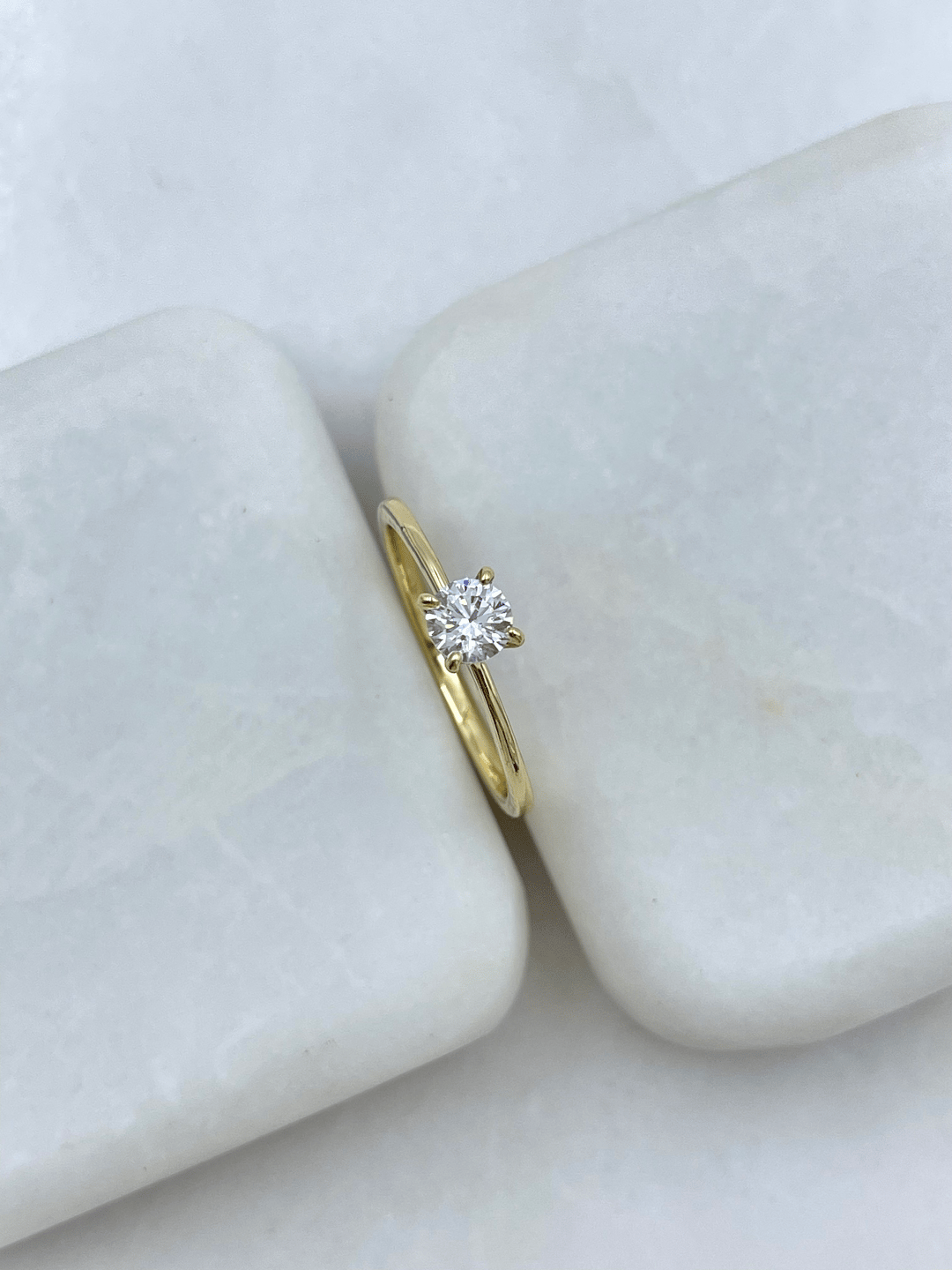 Özel Seri Tektaş Yüzük Gold