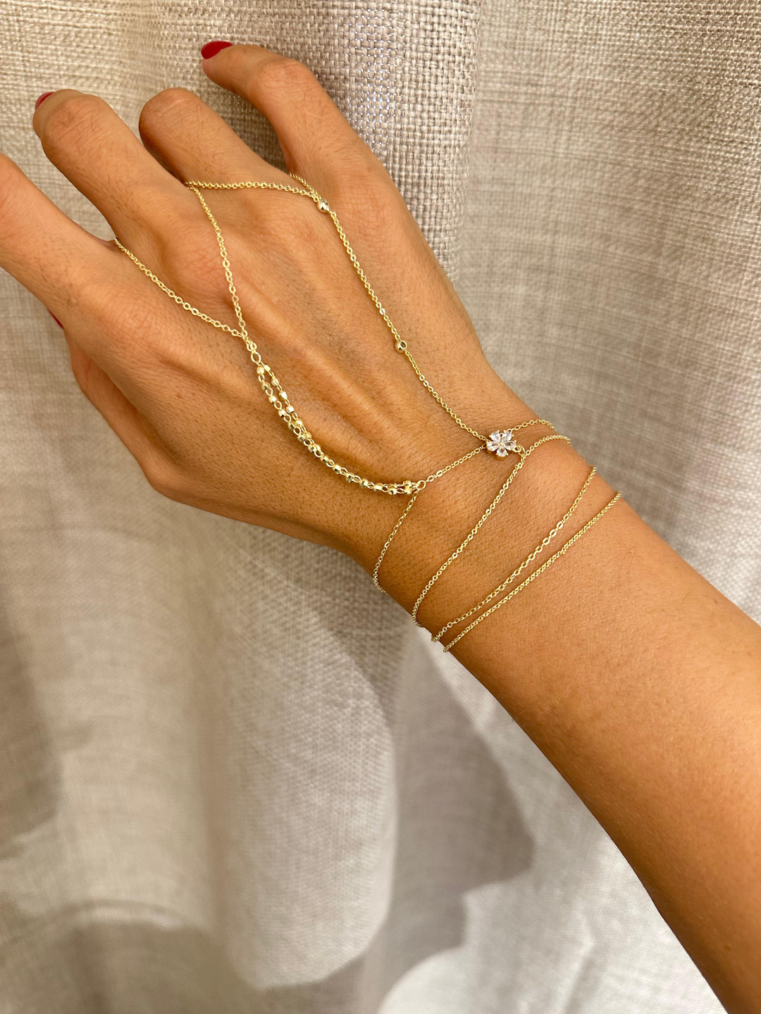 Altın Kaplama Işıltılı Topçuk Şahmeran Gold