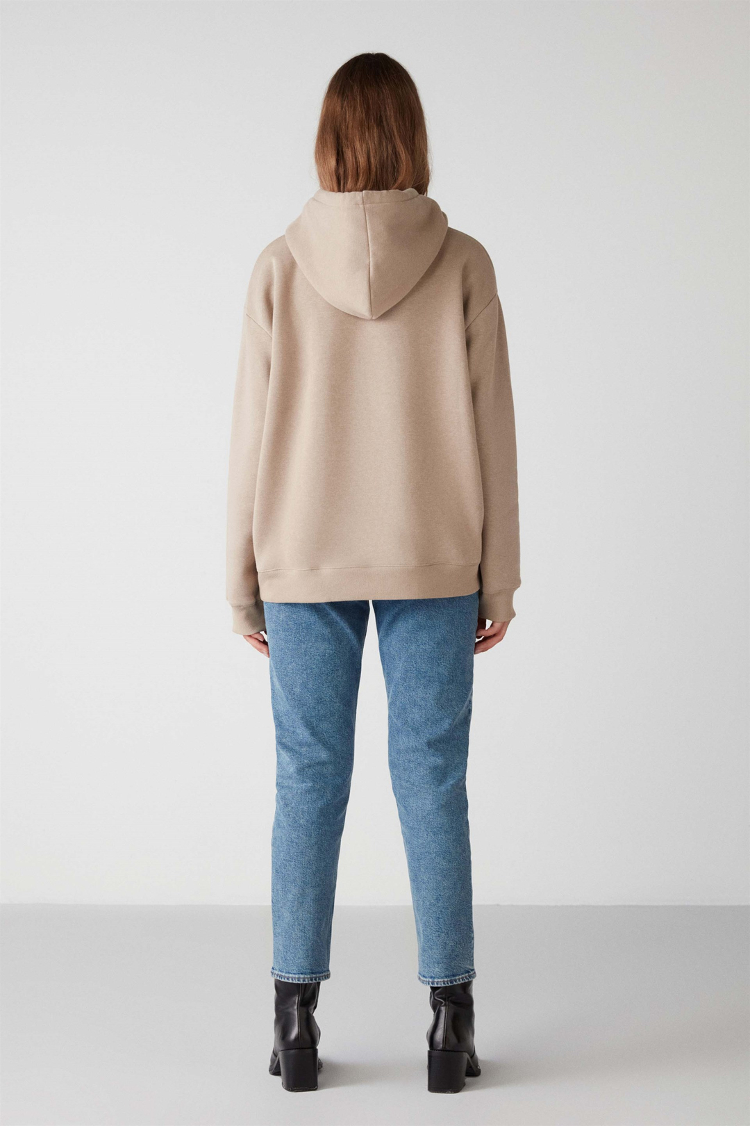 ADEL Örme Relaxed Bej  Sweatshirt