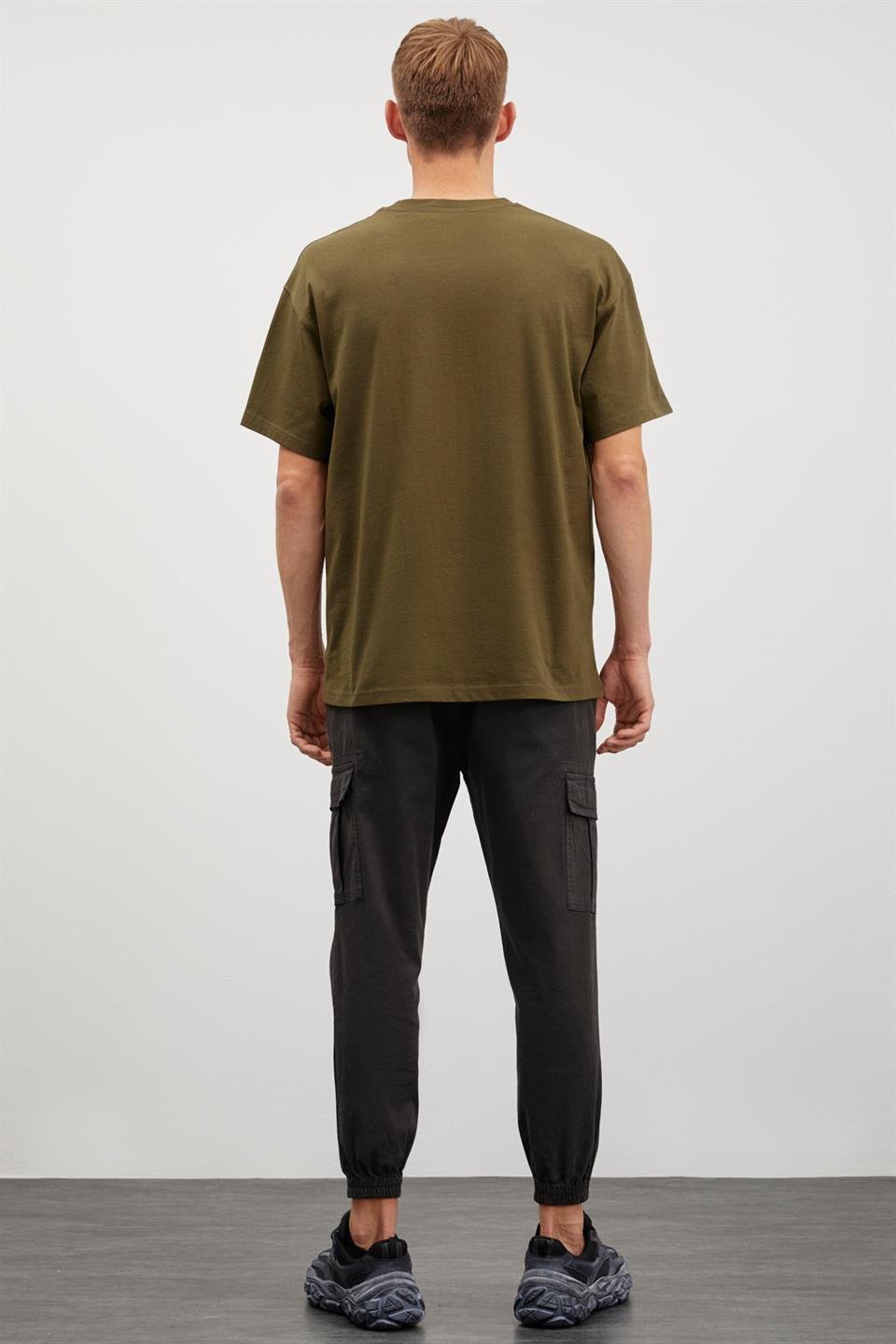 ADEMİR  Relaxed Haki  T-Shirt