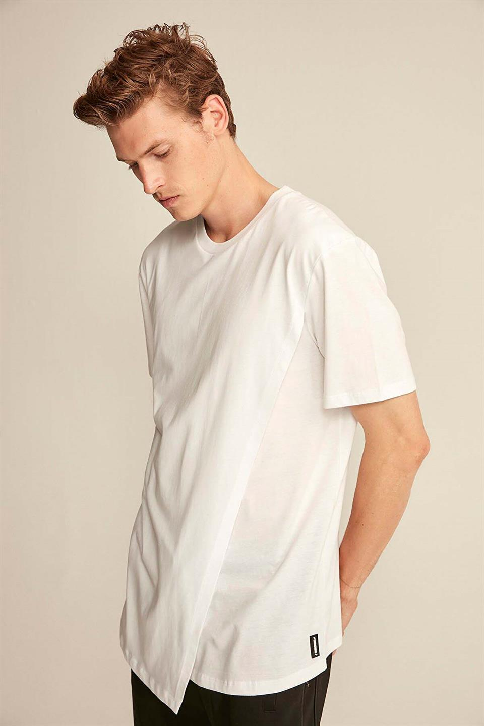 ADRIEL Örme  Beyaz  T-Shirt