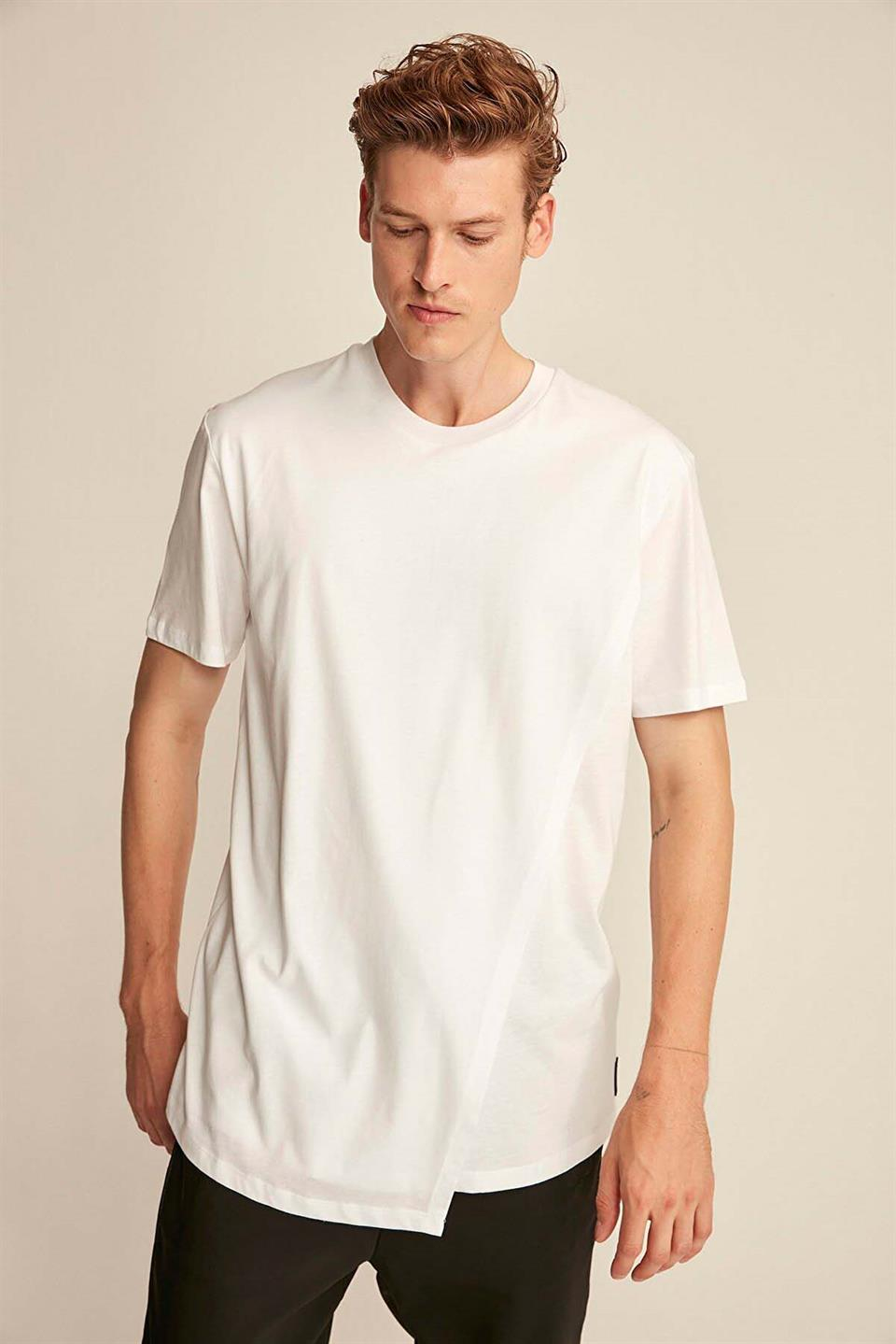 ADRIEL Örme  Beyaz  T-Shirt