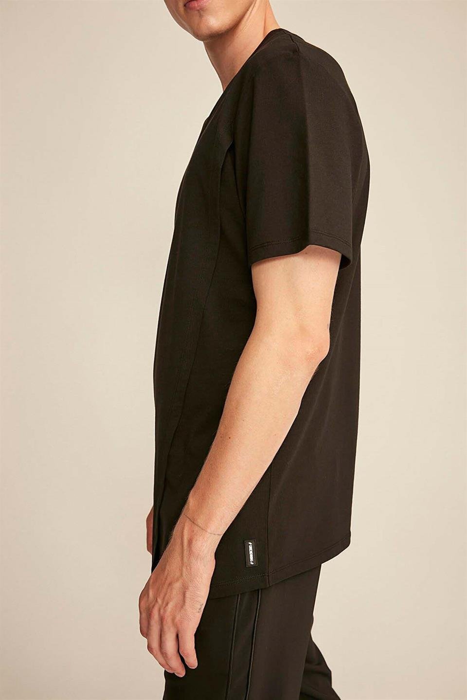 ADRIEL Örme  Siyah  T-Shirt