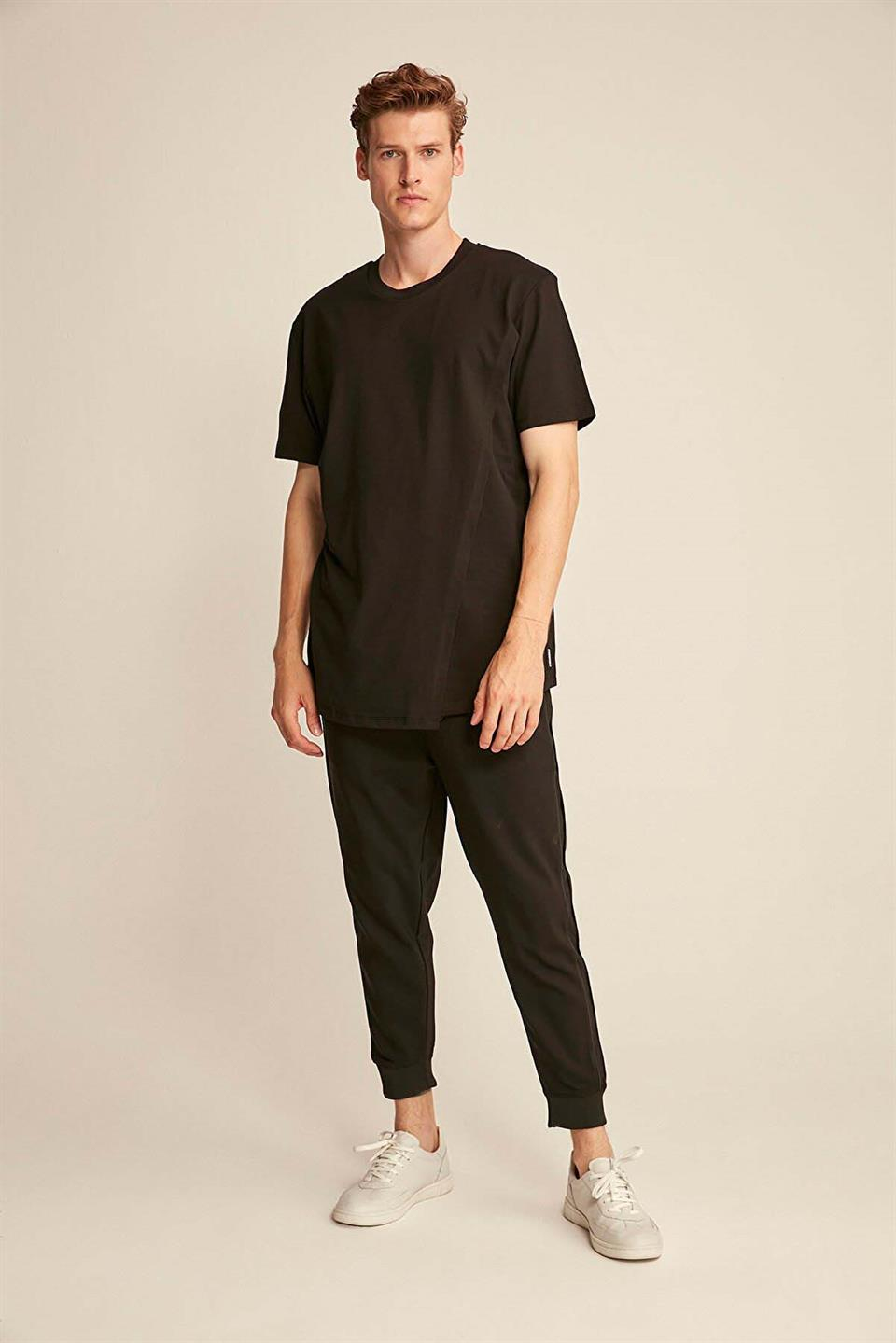ADRIEL Örme  Siyah  T-Shirt