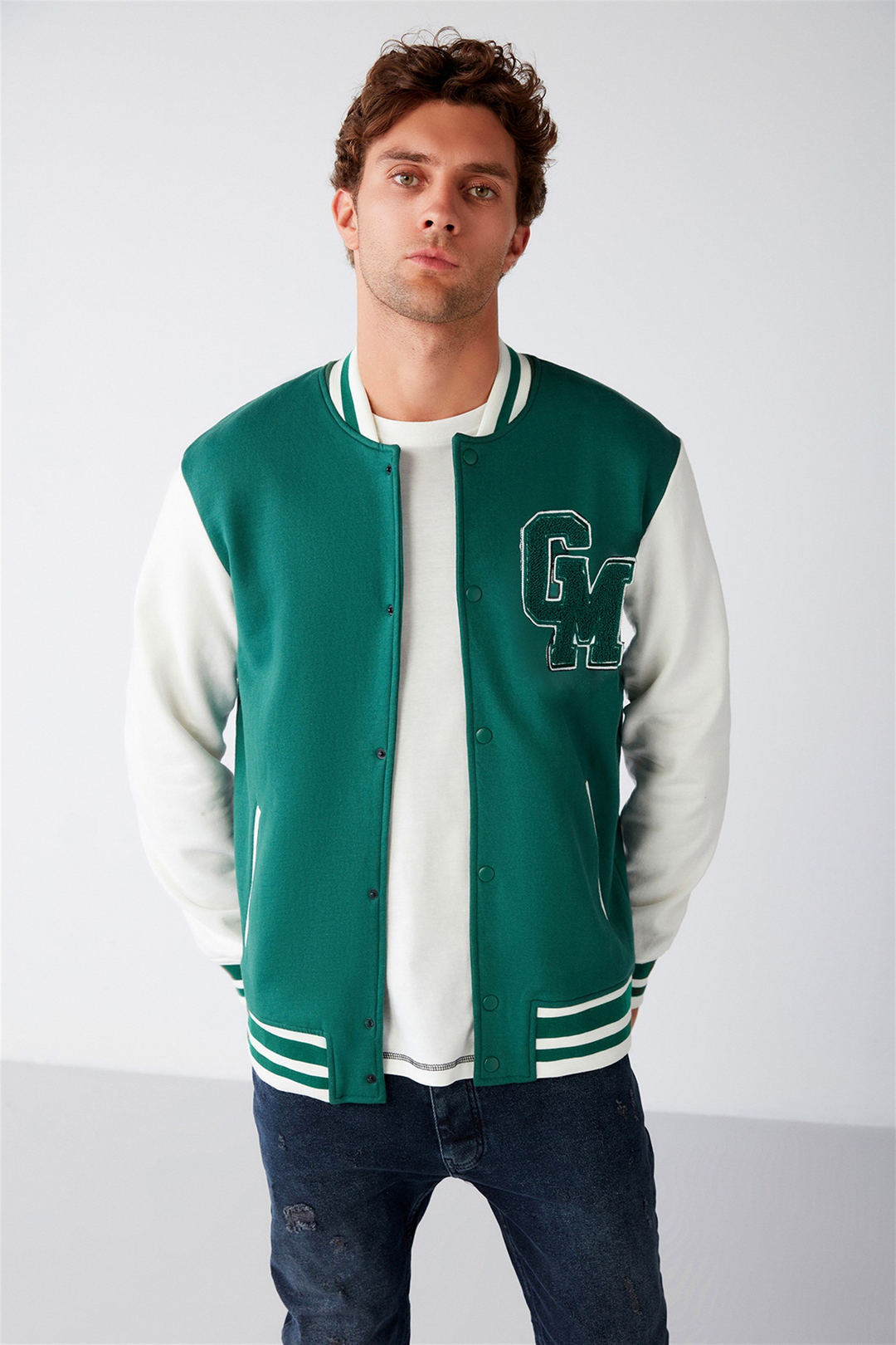 ADVANCED Örme Regular Yeşil  Sweatshirt