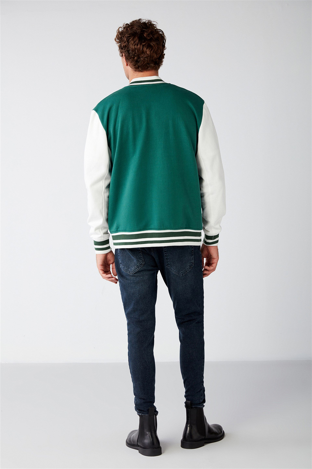 ADVANCED Örme Regular Yeşil  Sweatshirt