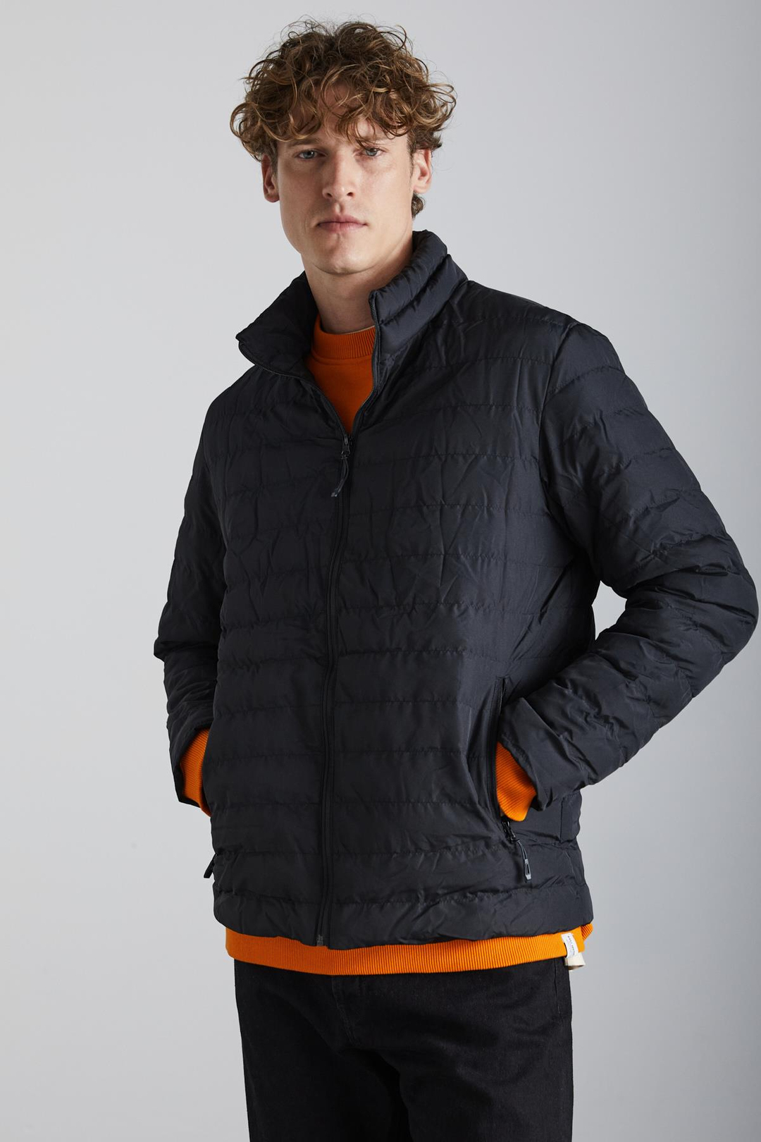 ALASKA Basic Regular Siyah Tekli Mont