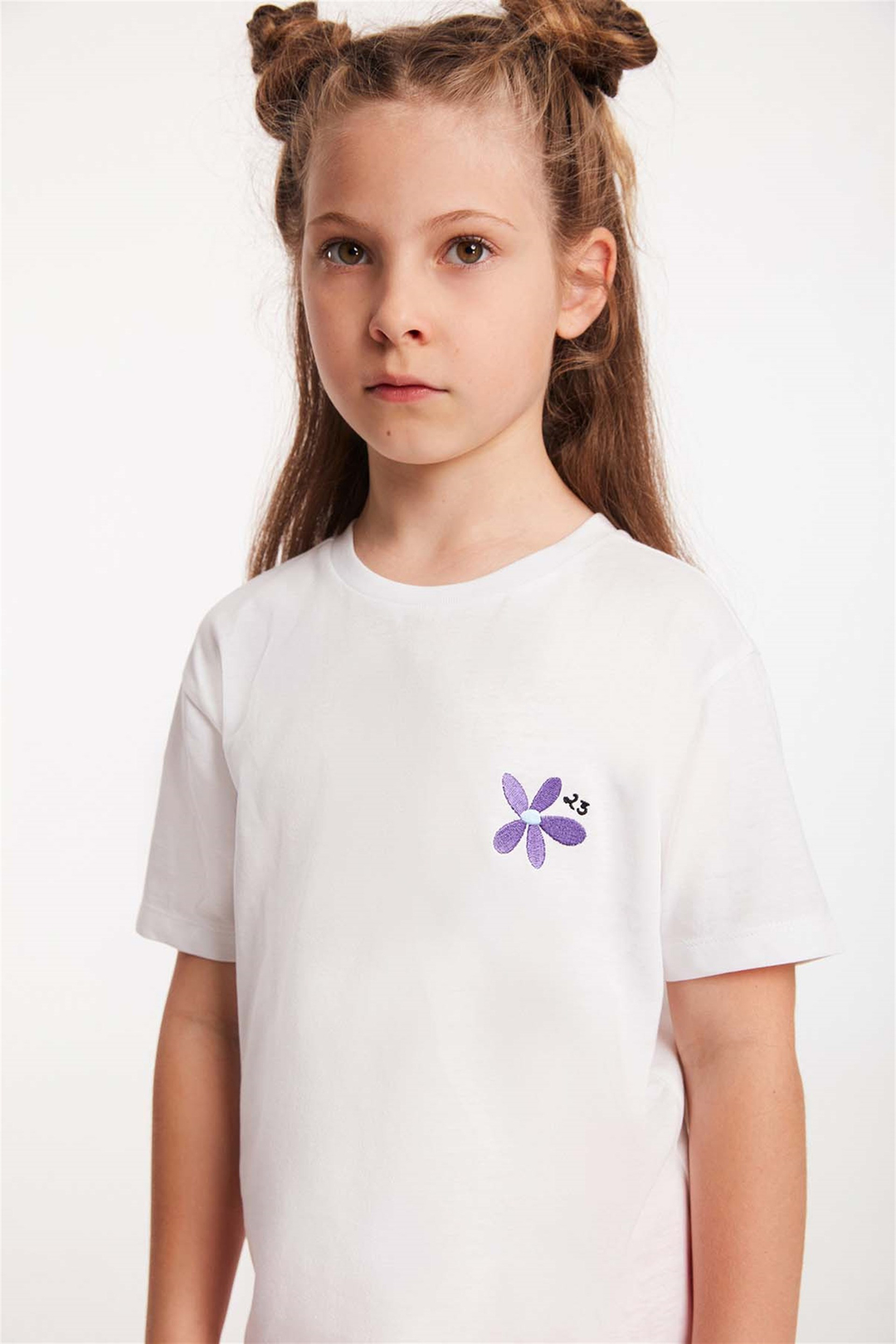 ANISE Örme Regular Fit Beyaz  T-Shirt